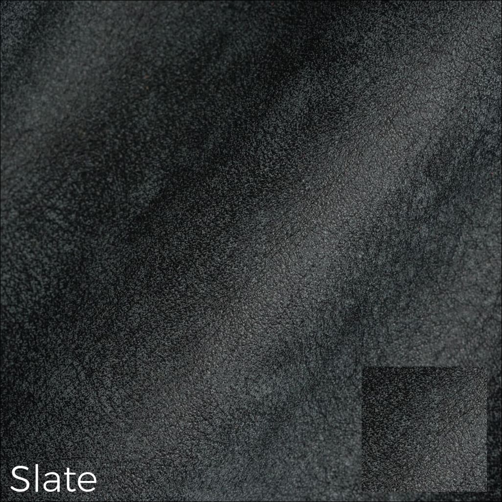 Buffed Leather Collection Slate Color