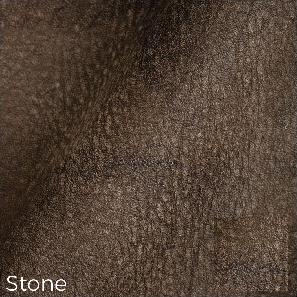 Buffed Leather Collection Stone Color