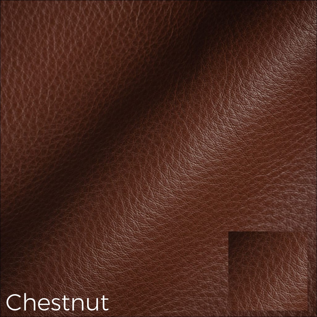 Designer Leather Collection Chestnut Color