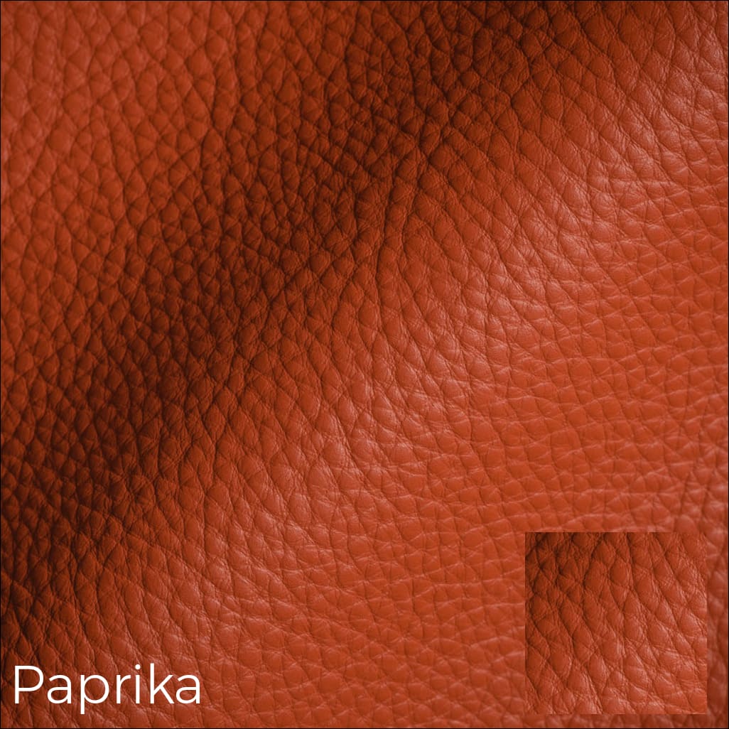 Designer Leather Collection Paprika Color