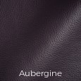 Designer Leather Aubergine Color