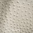Ostrich Leather Ivory Color