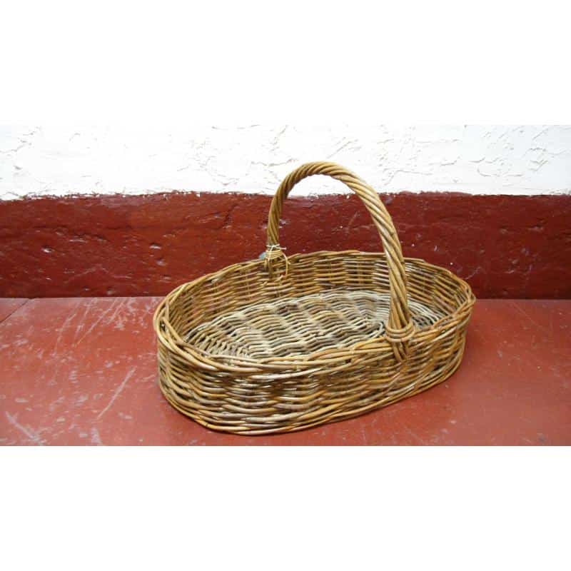 Panier en rotin oval grand modèle