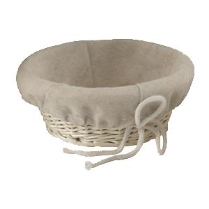 Corbeille à Pain/ Panier à Pain En Osier Rotin Vintage 37 cm