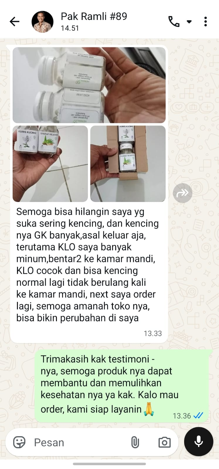 Testimoni Pak Ramli