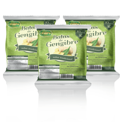 Bala de Gengibre