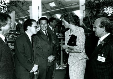Princess Diana visits the Business Design Centre in Islington in 1988. Picture: Business Design Centre