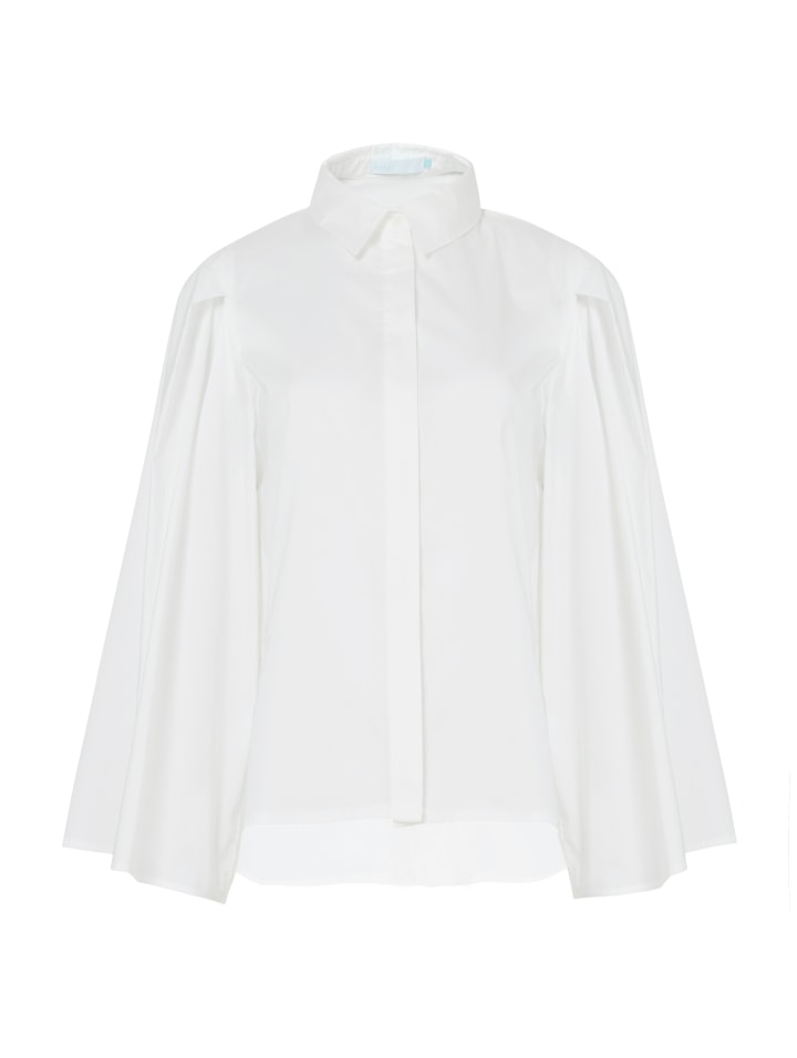 Maxi Pleated Sleeve Shirt | Leem