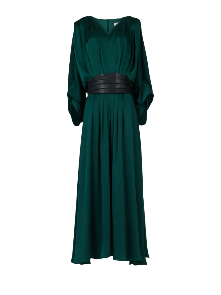 Belted-Pleated-Dress---Shorter-length