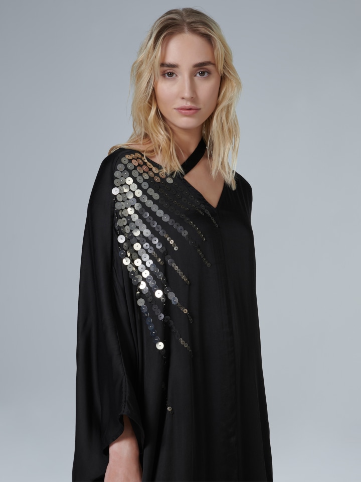 Metal-Embroidered-Asymmetric-Kaftan