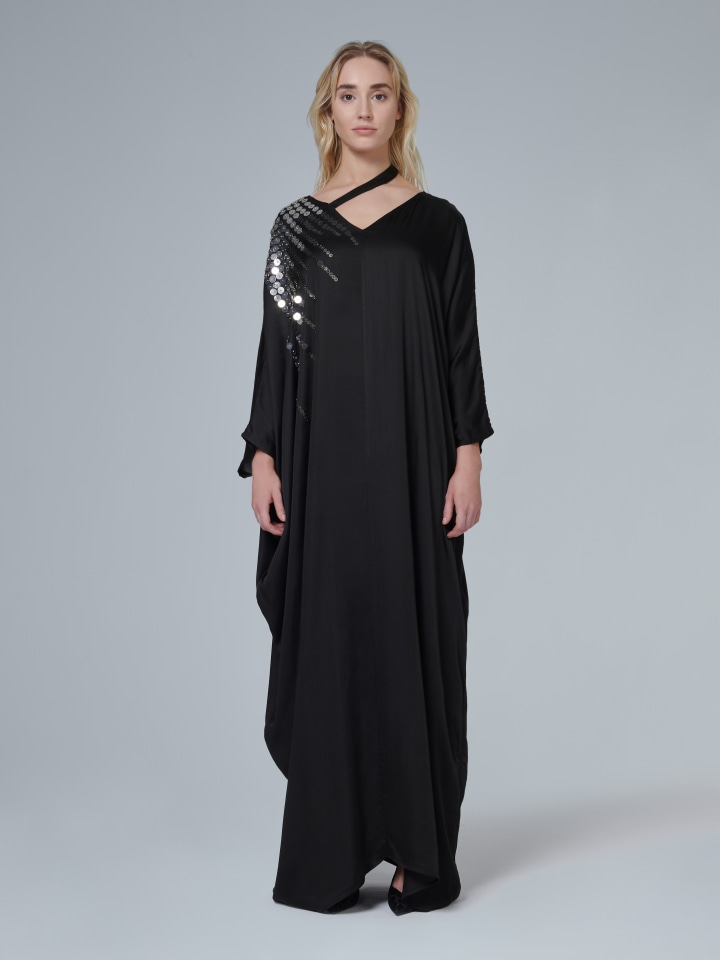 Metal-Embroidered-Asymmetric-Kaftan