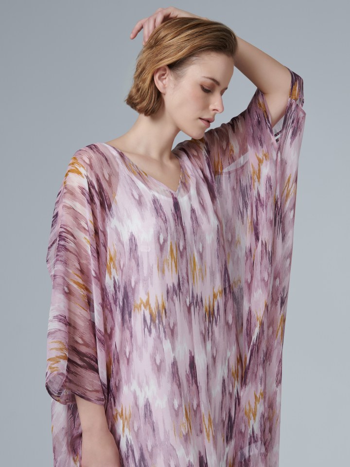 Ikat-Print-Kaftan