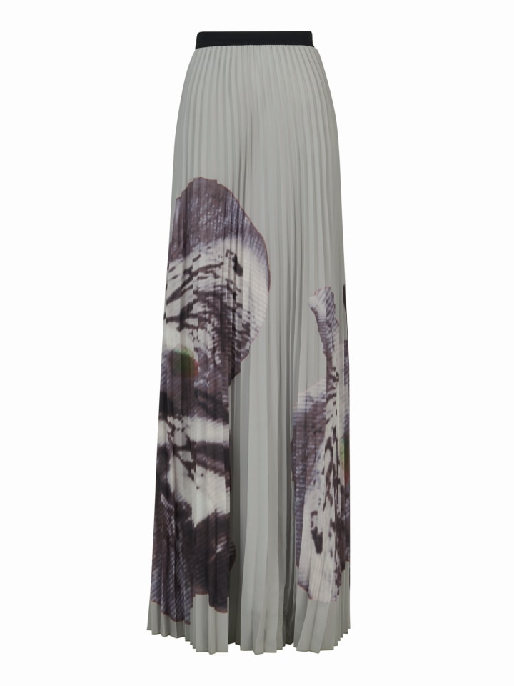 Printed-Pleated-Skirt