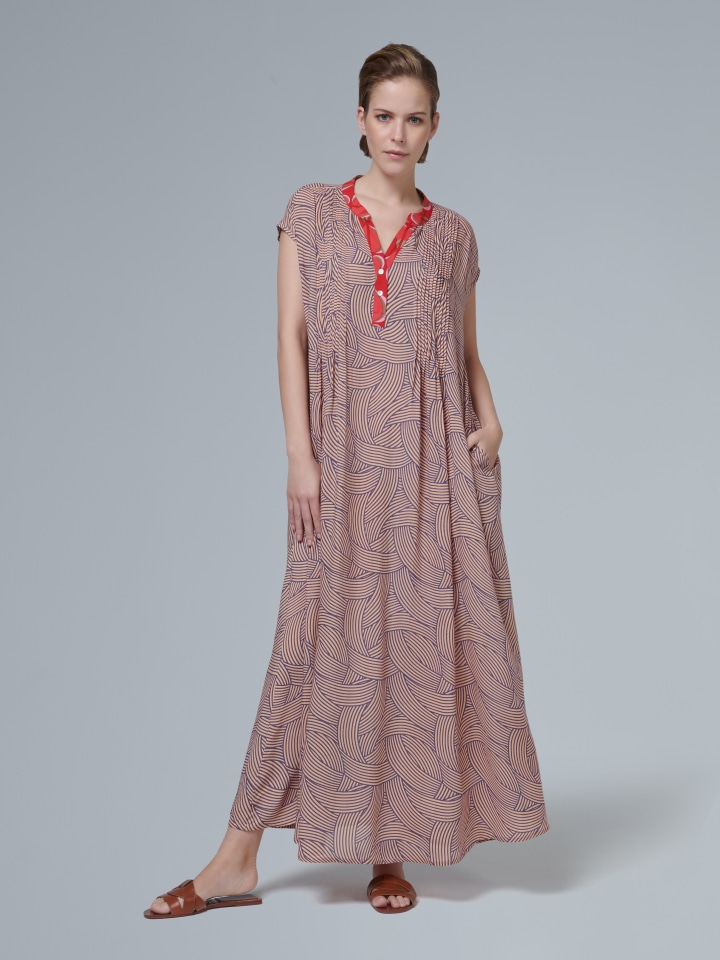 Braided-Lines-Print-Kaftan