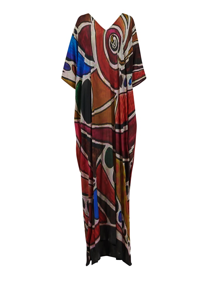 Abstract-Print-Kaftan