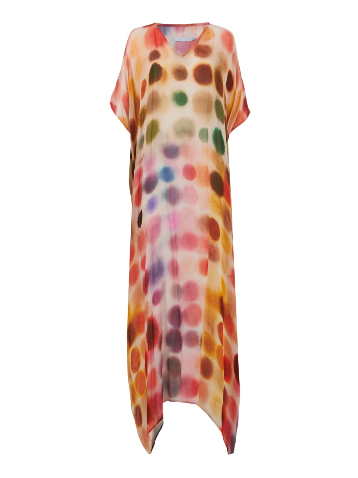 Dotted-Kaftan-with-Scarf