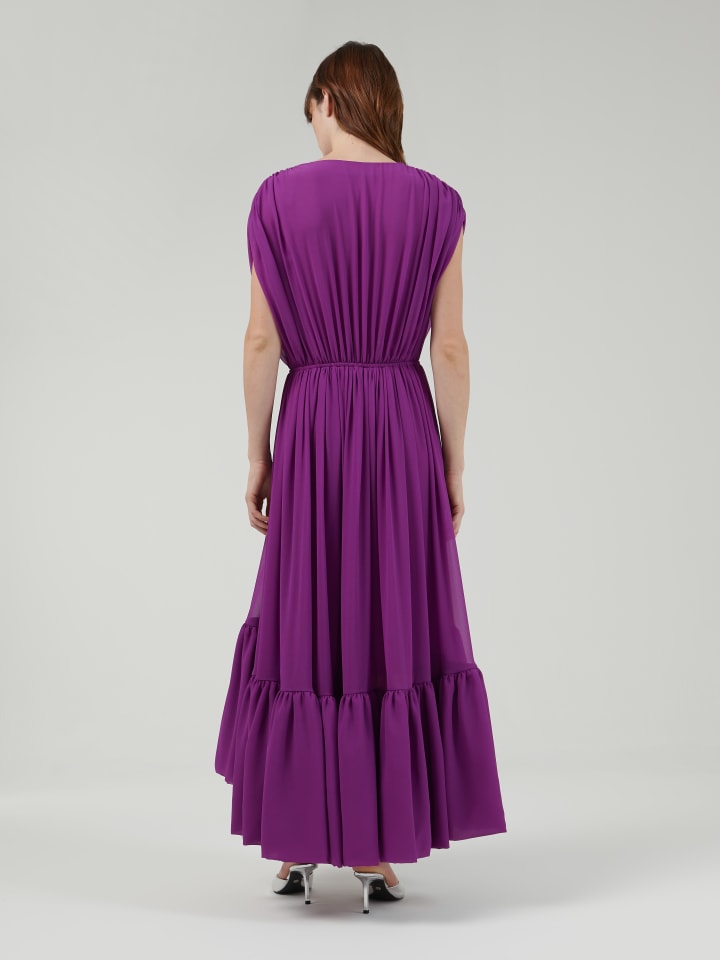 Maxi-Frilled-Dress