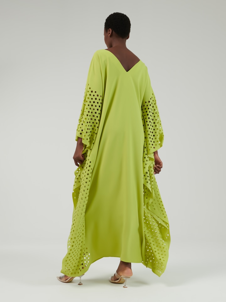 Geometric-Laser-Cut-Kaftan