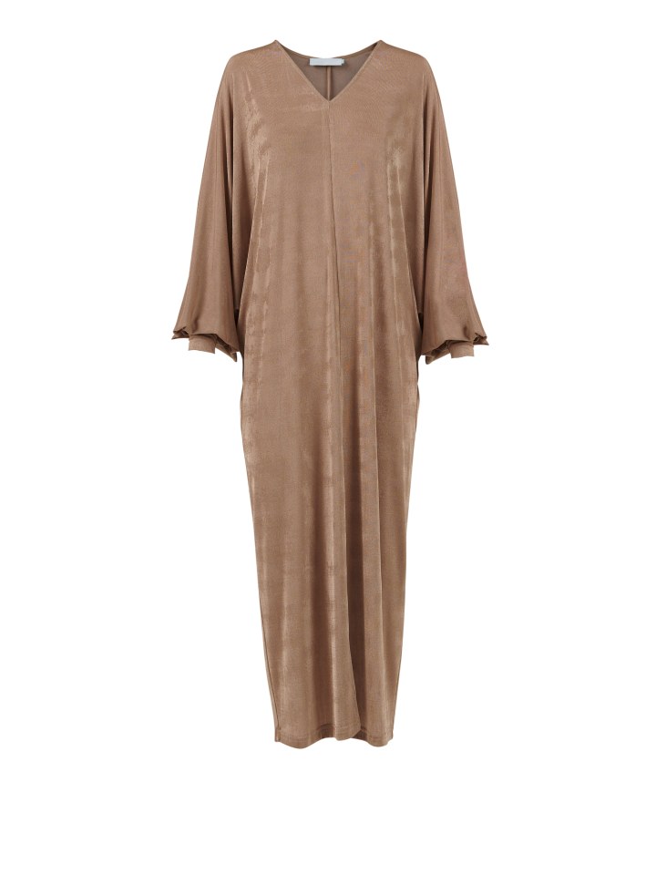 Metallic-Effect-Batwing-Kaftan---Shorter-length