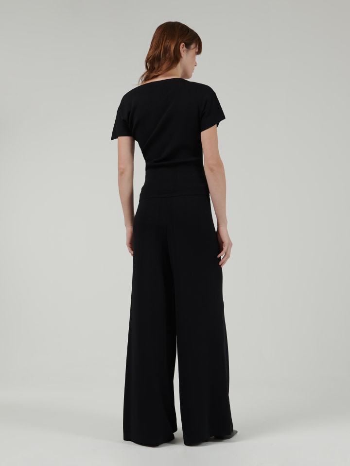 Wide-Leg-Knitted-Trousers