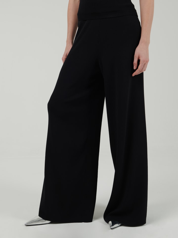 Wide-Leg-Knitted-Trousers