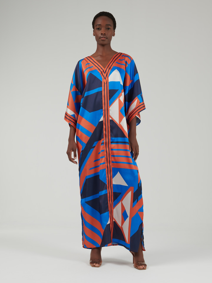 Geometric-Print-Kaftan