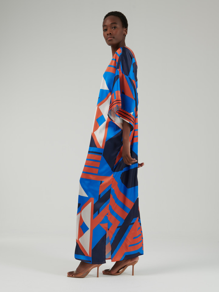 Geometric-Print-Kaftan