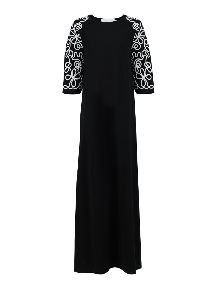 Embroidered-Sleeve-Dress