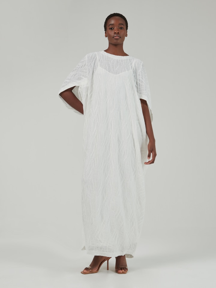 Batwing-Sleeve-Kaftan