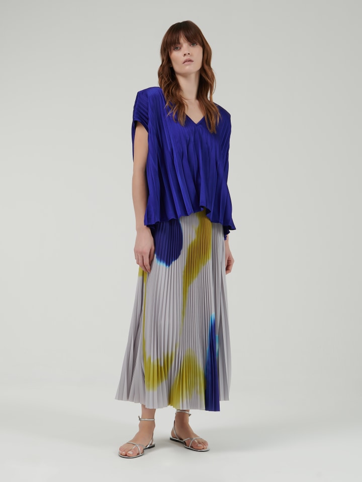 Organic-Print-Pleated-Skirt---Shorter-length