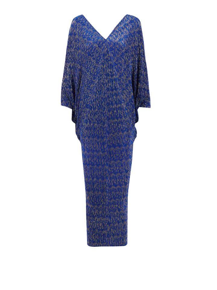 Foil-Print-Plisse-Kaftan---Shorter-length