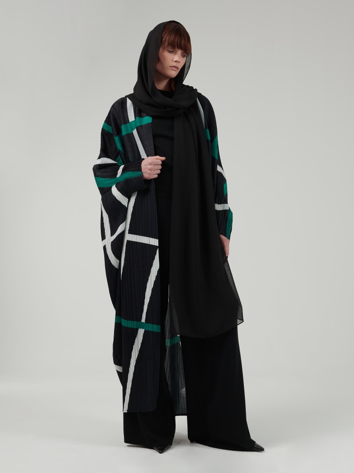 Geometric-Print-Abaya