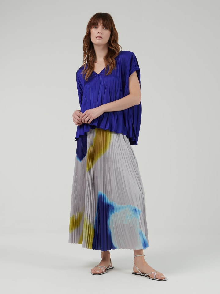 Pleated-Blouse