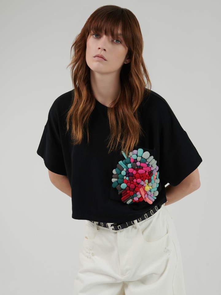 Embroidered-Pocket-T-Shirt