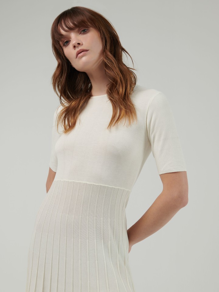 Mesh-Knitted-Dress