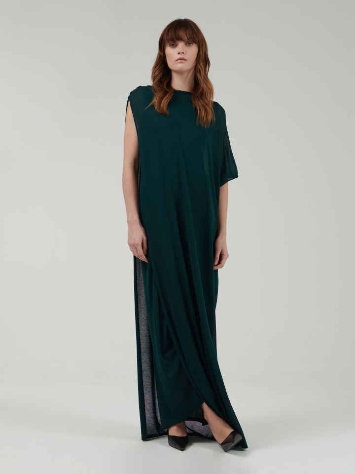 Asymmetric-Knitted-Kaftan