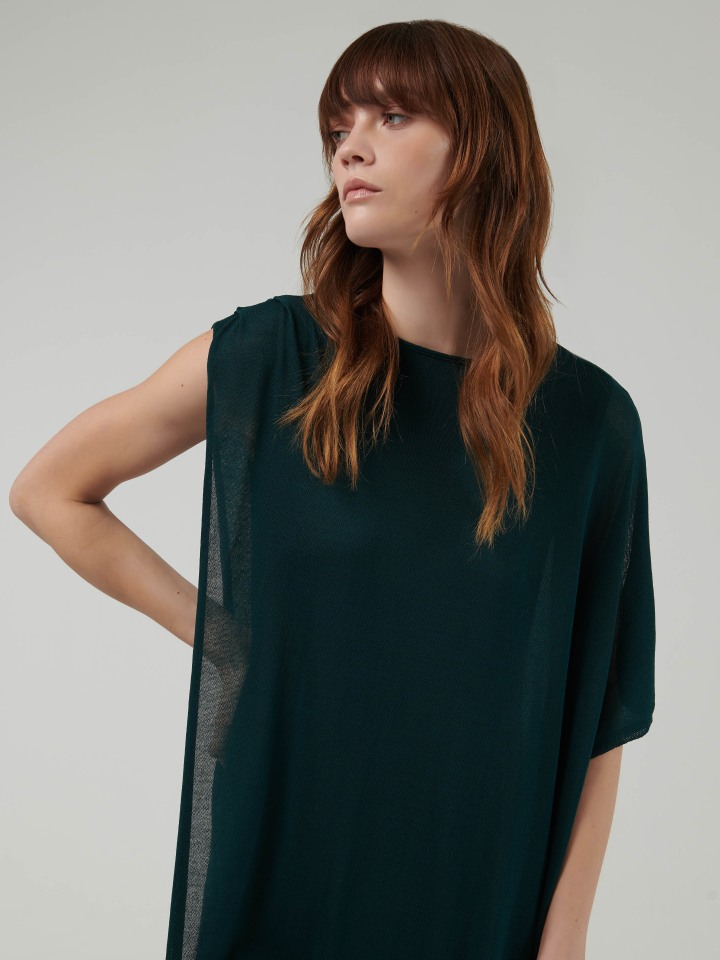 Asymmetric-Knitted-Kaftan---Shorter-length