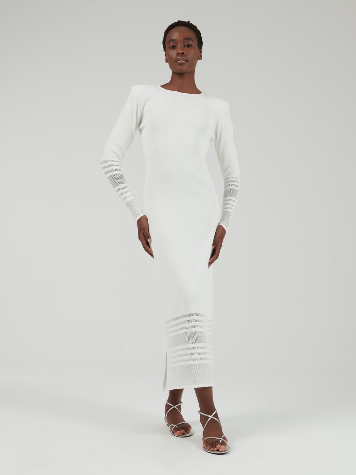 Knitted-Maxi-Dress---Shorter-length