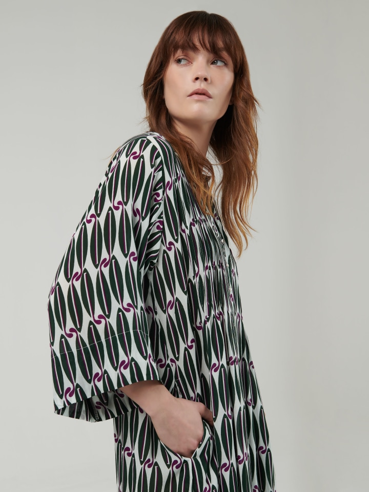 Pintuck-Printed-Kaftan