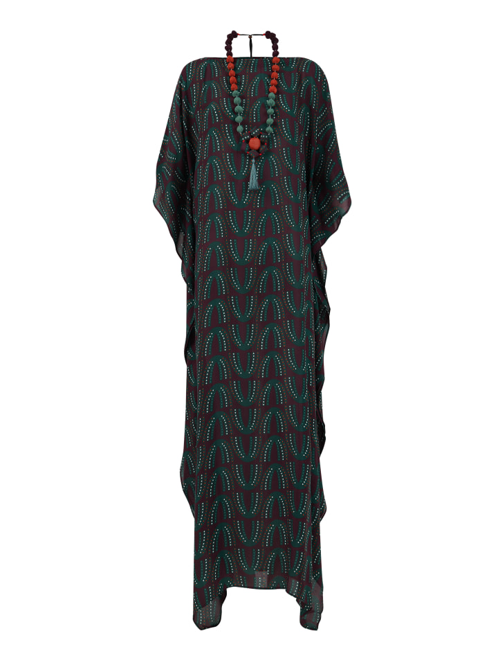 Boat-Neck-Printed-Kaftan