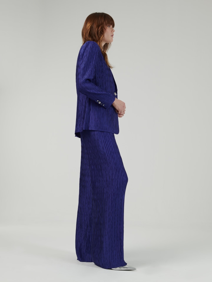 Plisse-Wide-Leg-Trousers