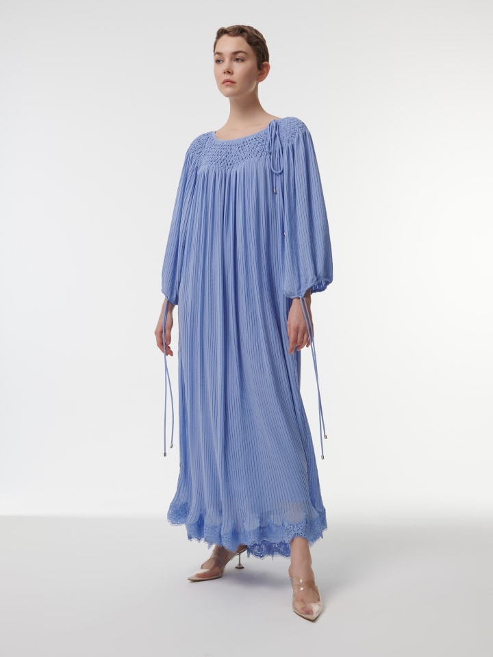 Classic Kaftan With Smocked Sleeves main image 0