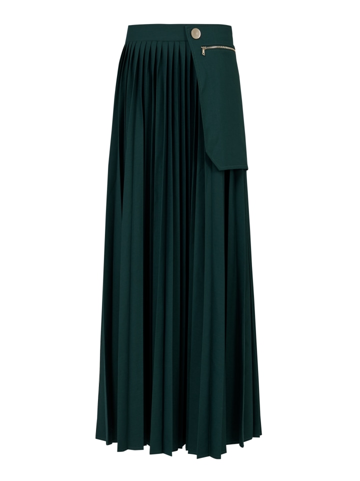 Maxi-Pleated-Skirt