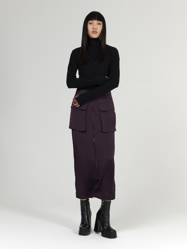 Front-Zip-Cargo-Skirt