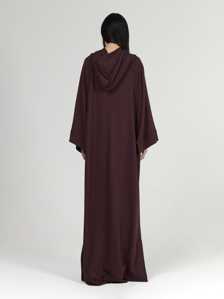 Maxi-Fleece-Kaftan