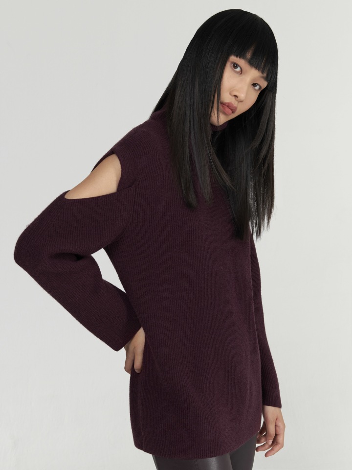 Sleeve-Cut-Out-Sweater