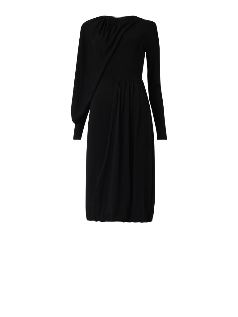 Knitted Dress with Scarf Detail