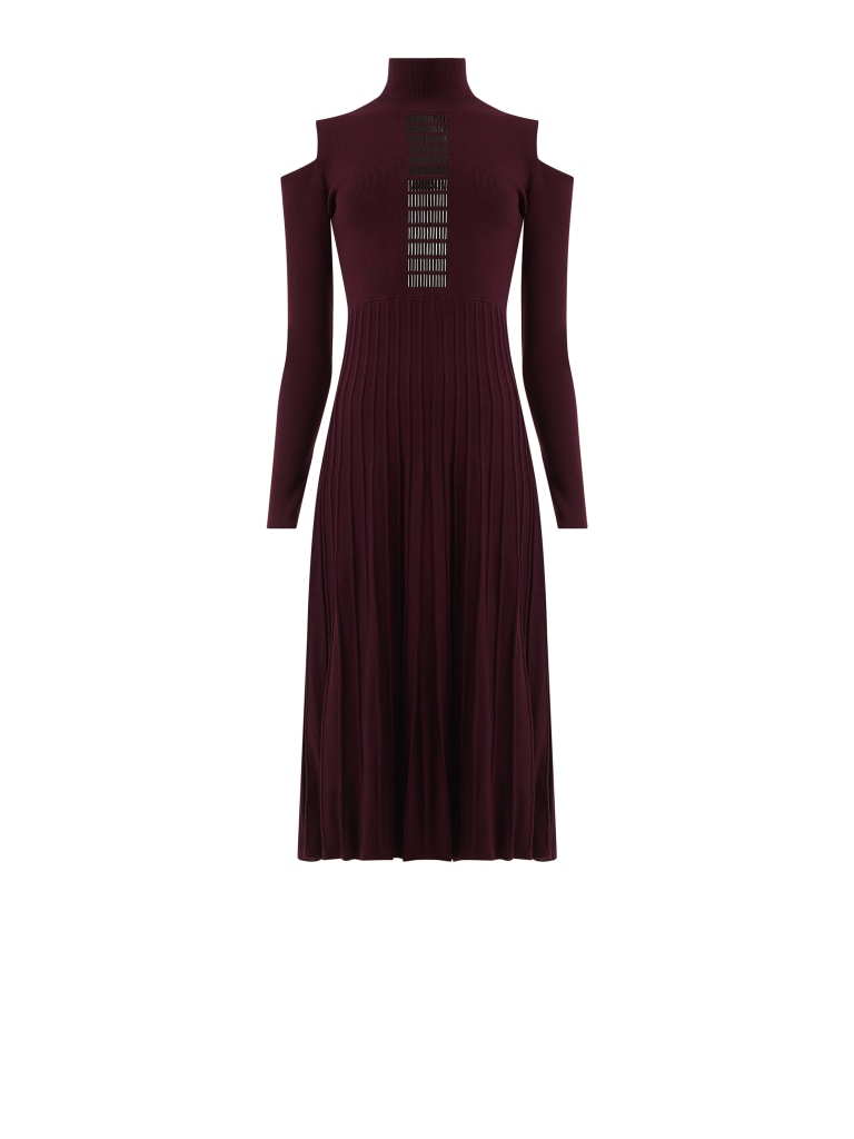 Baguette Embellished Knitted Dress