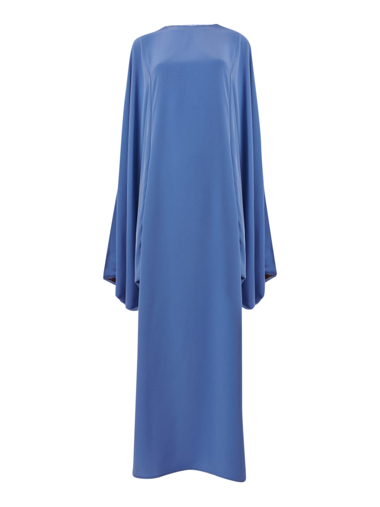 Color-Contrast Sleeve Kaftan