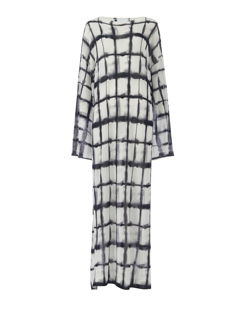 Printed Long Knit Dress
